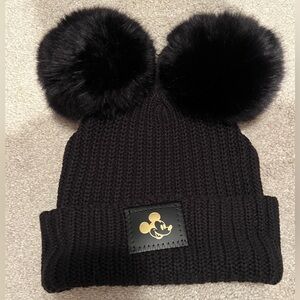 Disney X Love Your Melon Mickey Mouse Pom-Pom Beanie - Black - OS